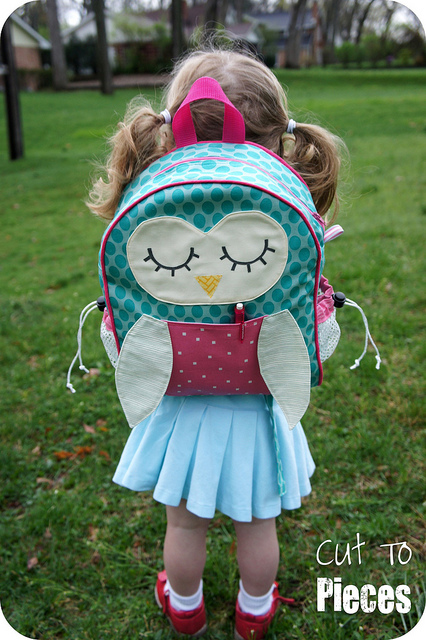 owl backpack tutorial